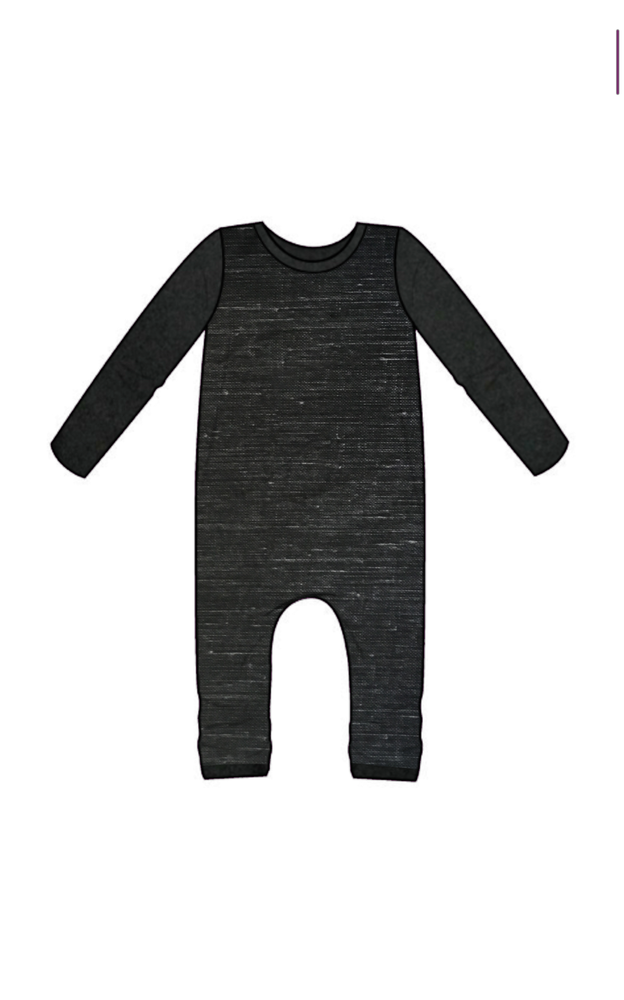 Black Linen Romper