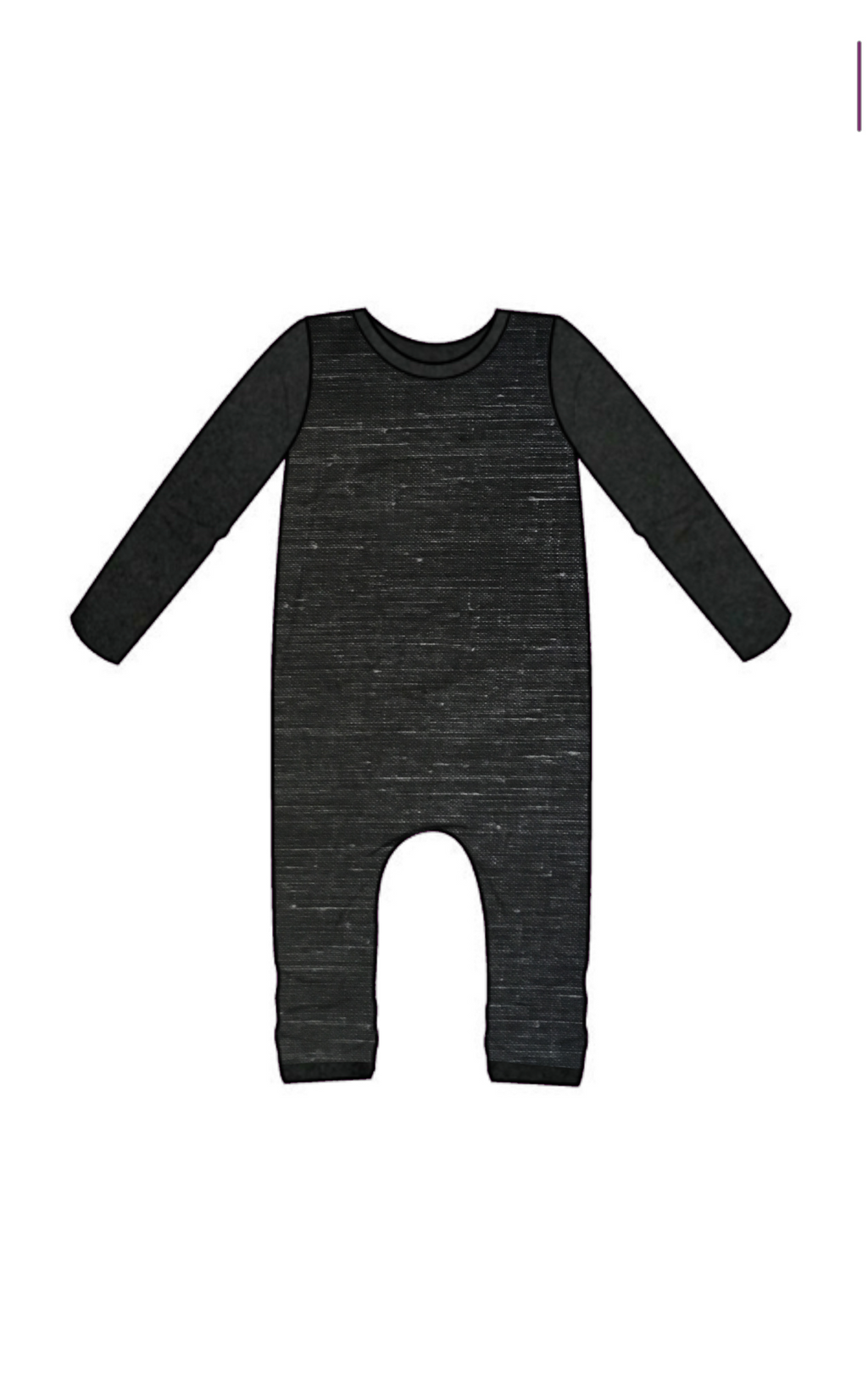 Black Linen Romper