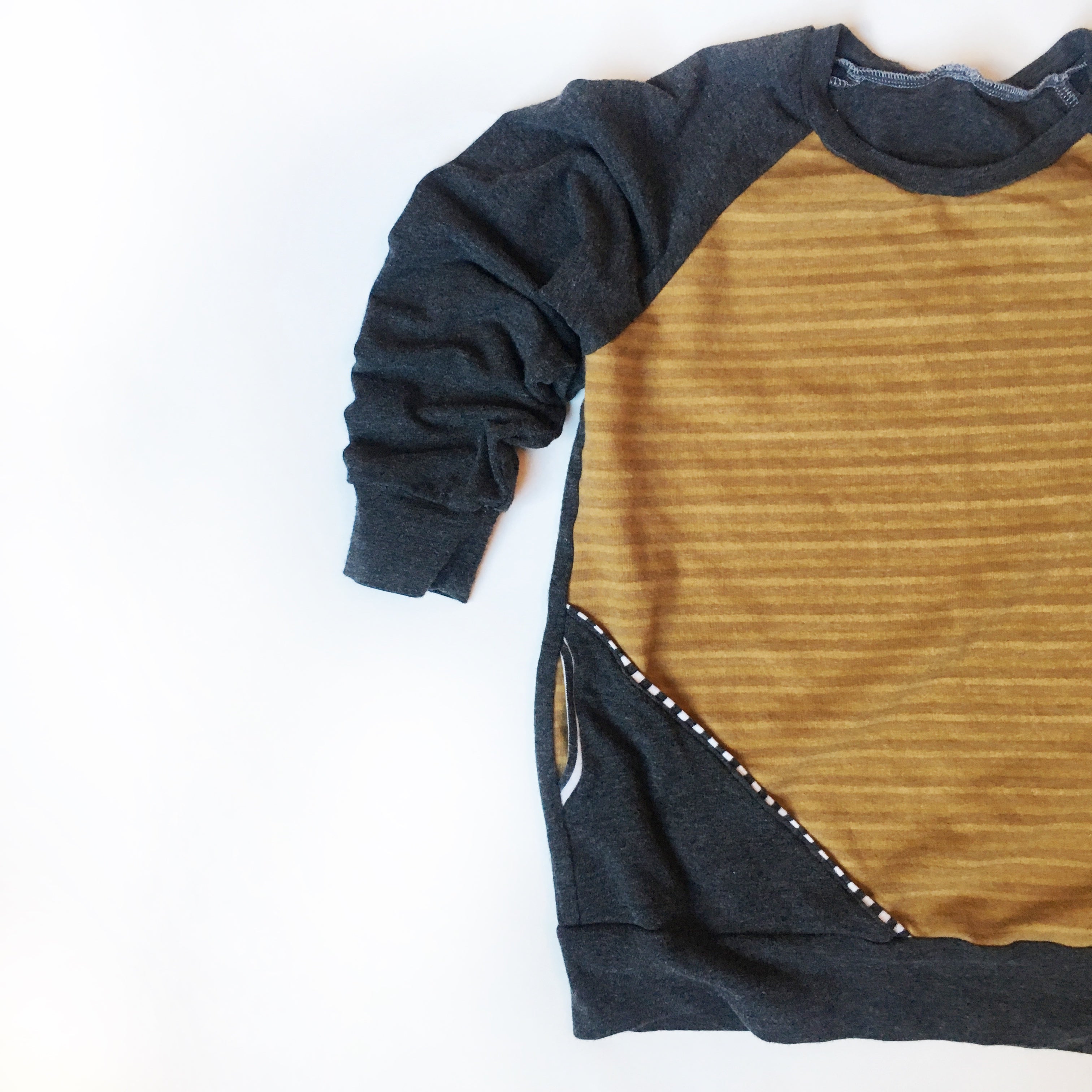 Mustard Slash Raglan