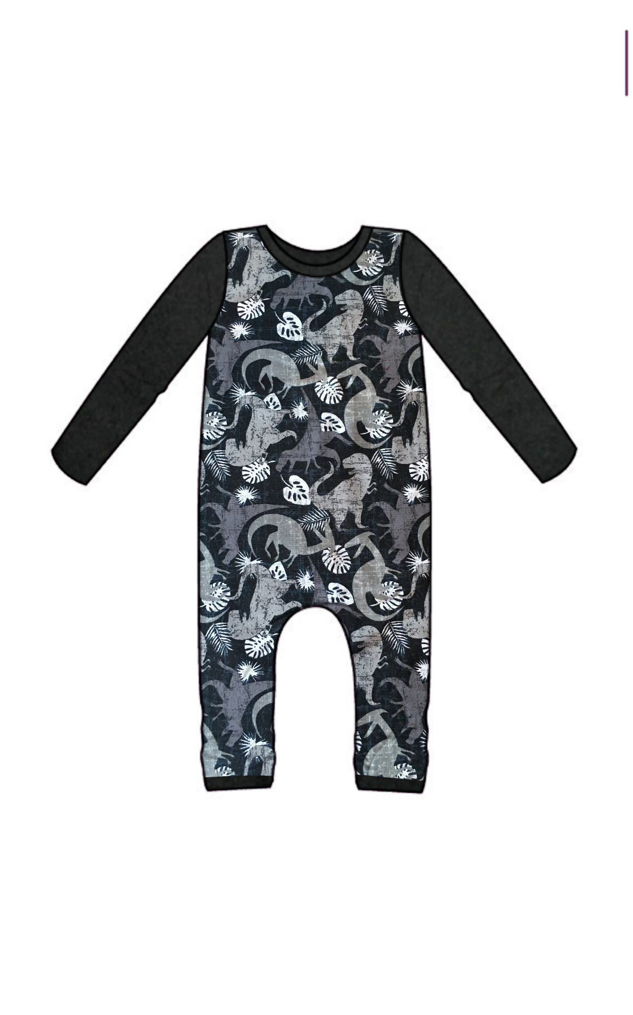 Plam Dino's Romper